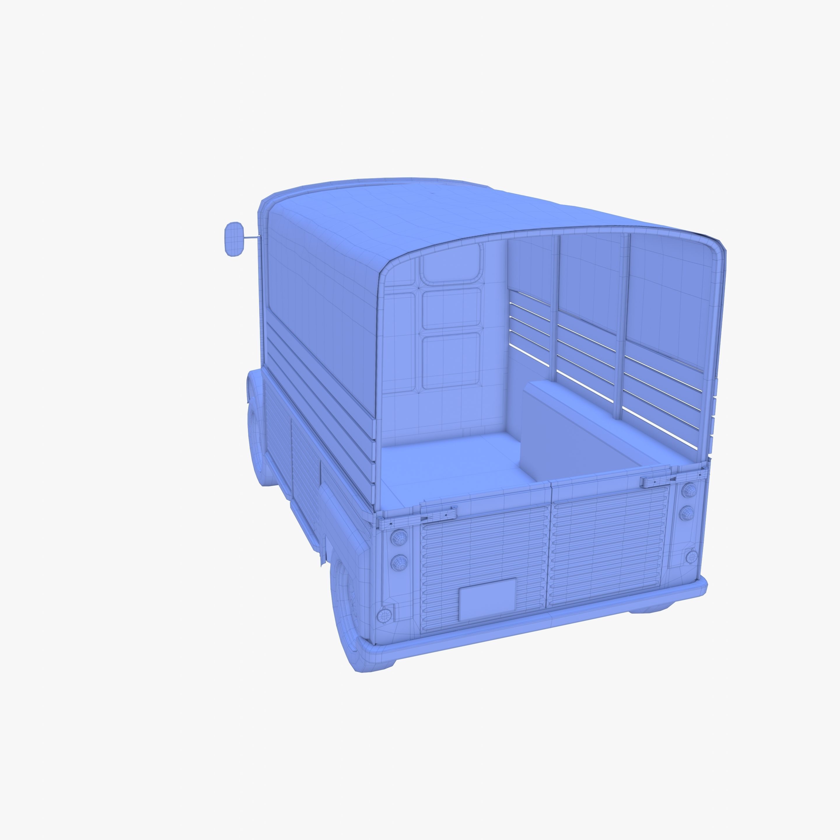 Generic 40s Van Pick Up v1 3D model_19