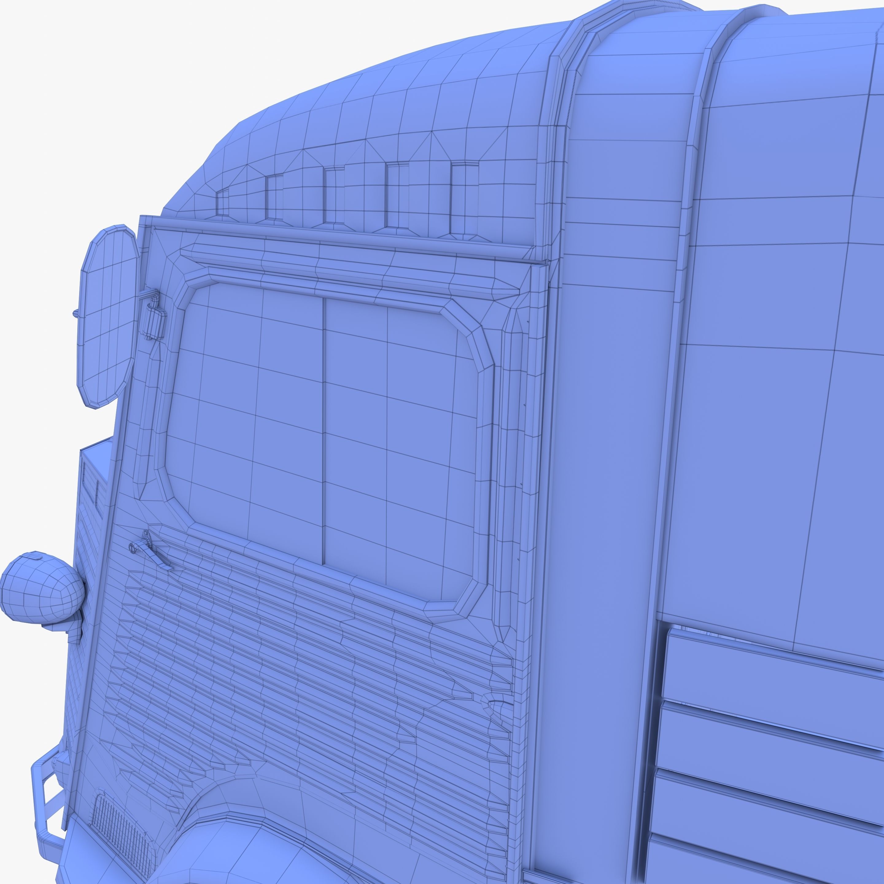 Generic 40s Van Pick Up v1 3D model_23