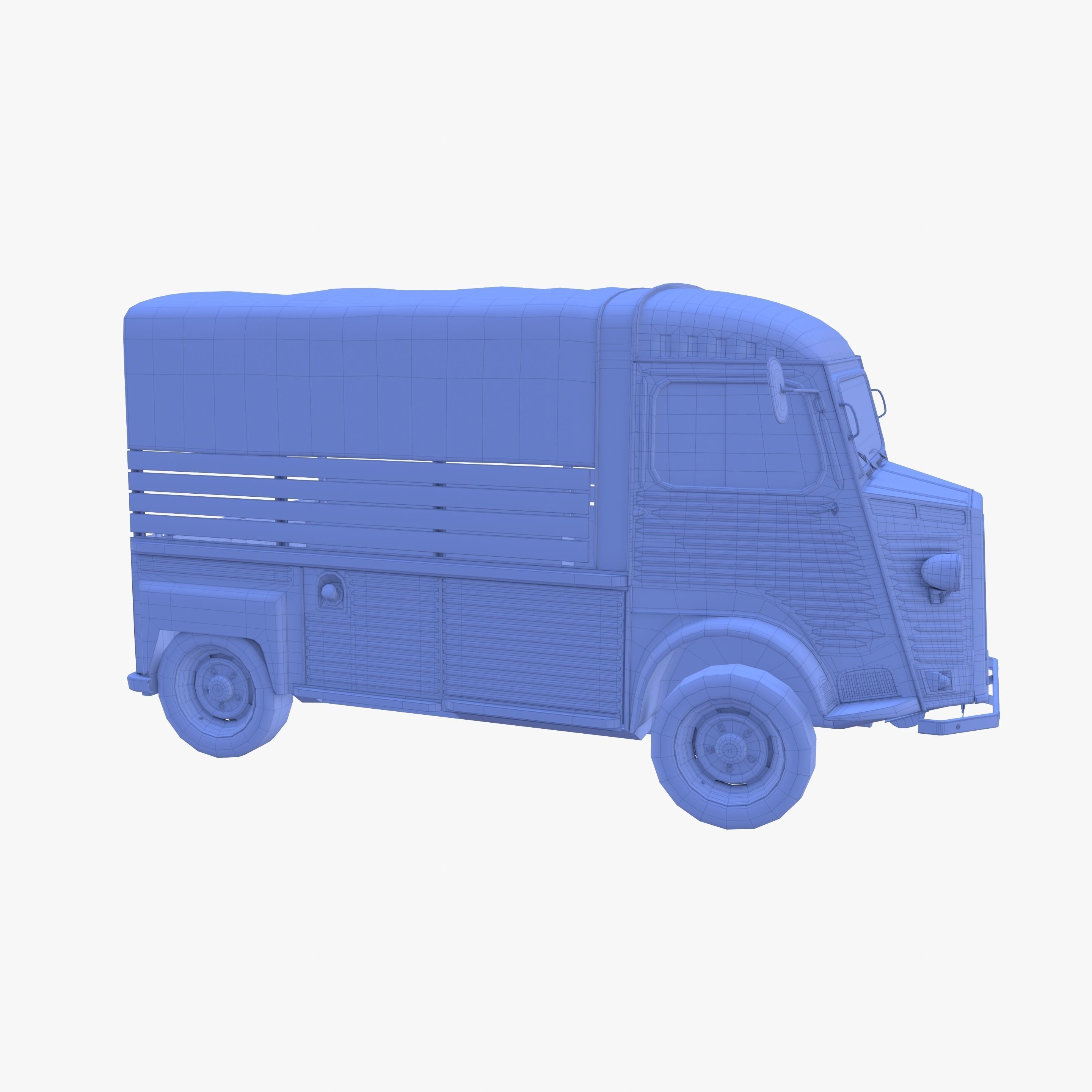 Generic 40s Van Pick Up v1 3D model_17
