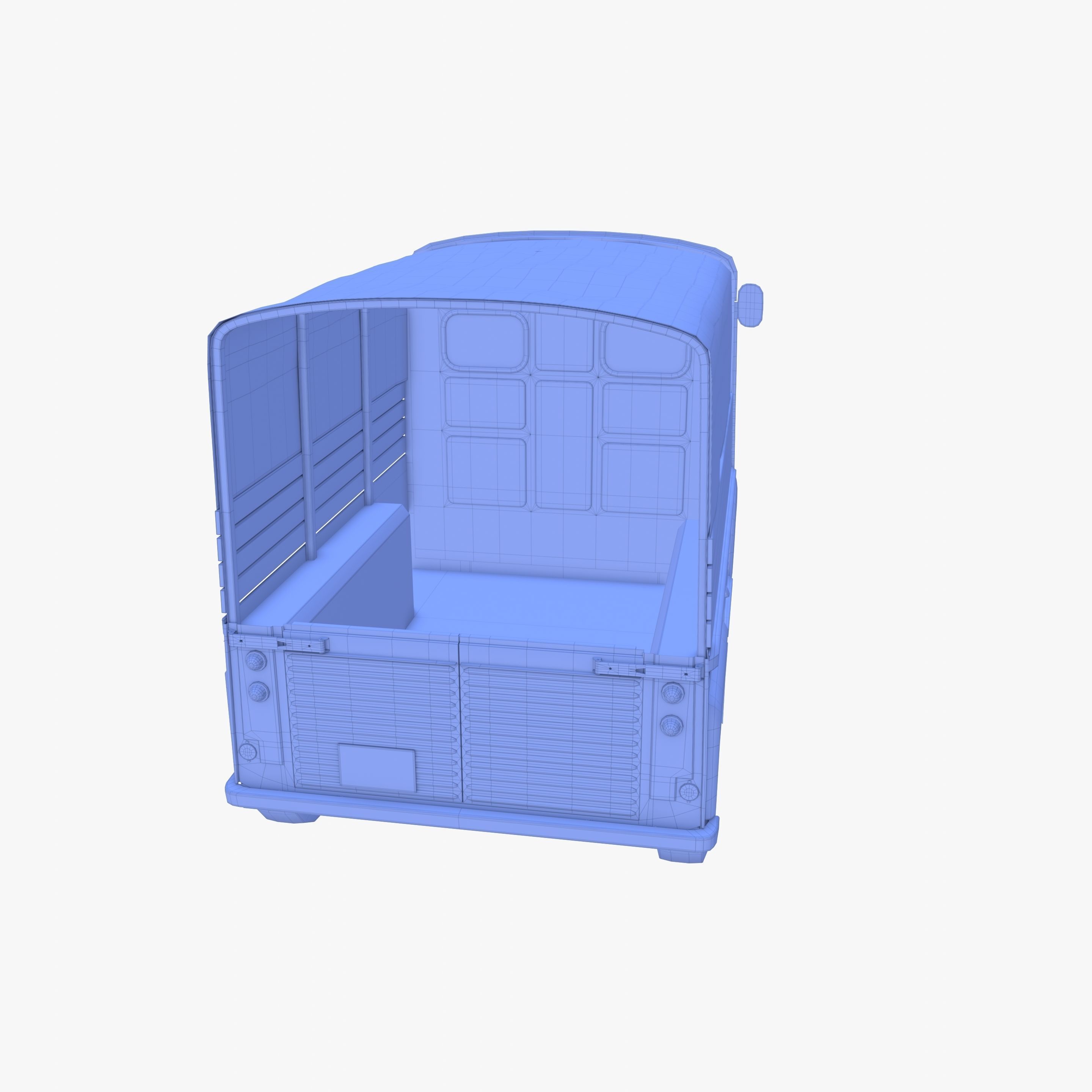 Generic 40s Van Pick Up v1 3D model_20