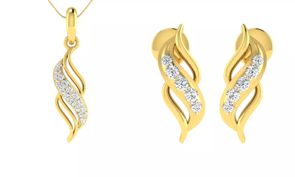 Pendants Earrings 3dm STL OBJ FBX Render Details 3D print model_0