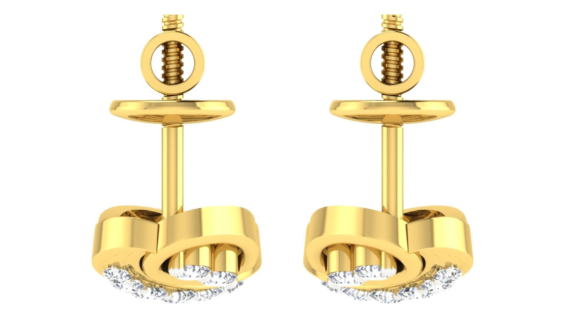 Pendants Earrings 3dm STL OBJ FBX Render Details 3D print model_8