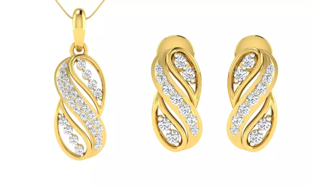 Pendants Earrings 3dm STL OBJ FBX Render Details 3D print model_0