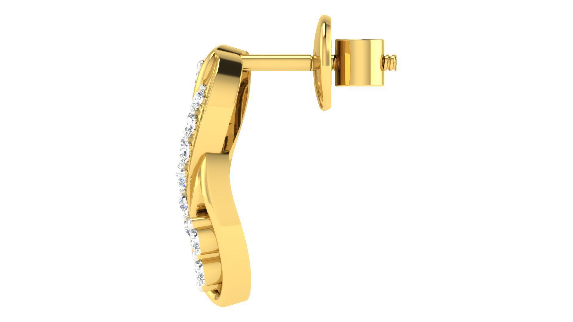 Pendants Earrings 3dm STL OBJ FBX Render Details 3D print model_5