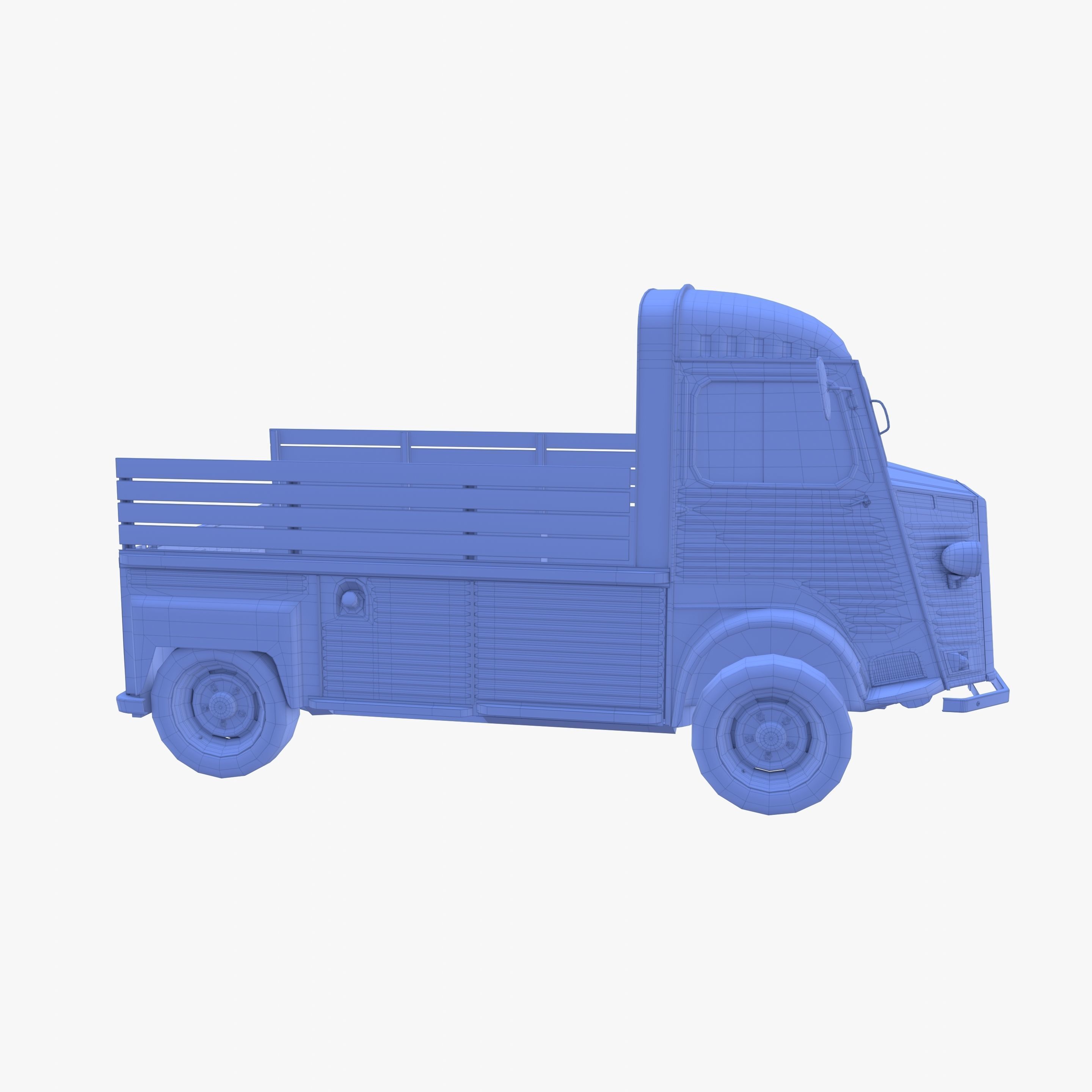 Generic 40s Van Pick Up v2 3D model_15