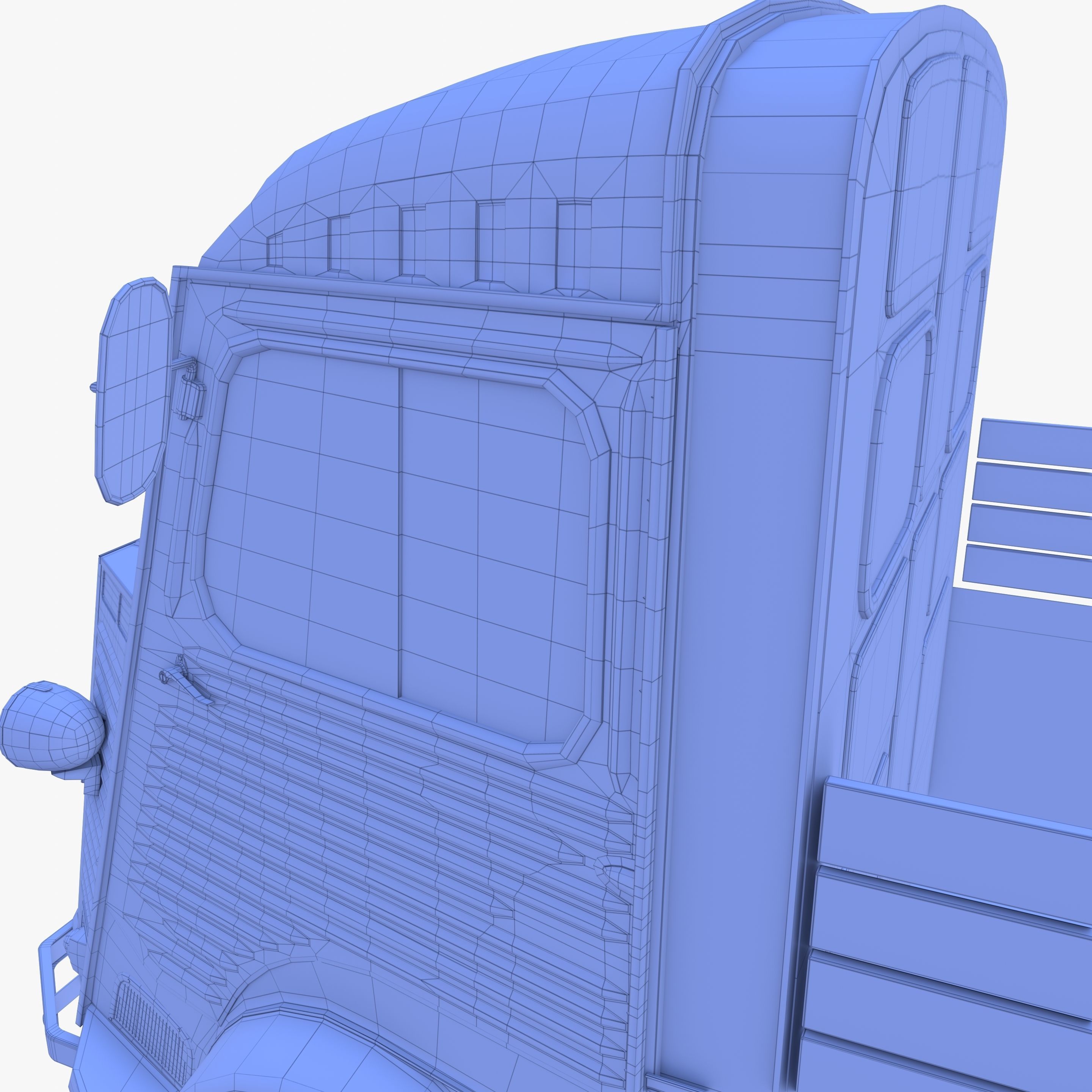 Generic 40s Van Pick Up v2 3D model_19