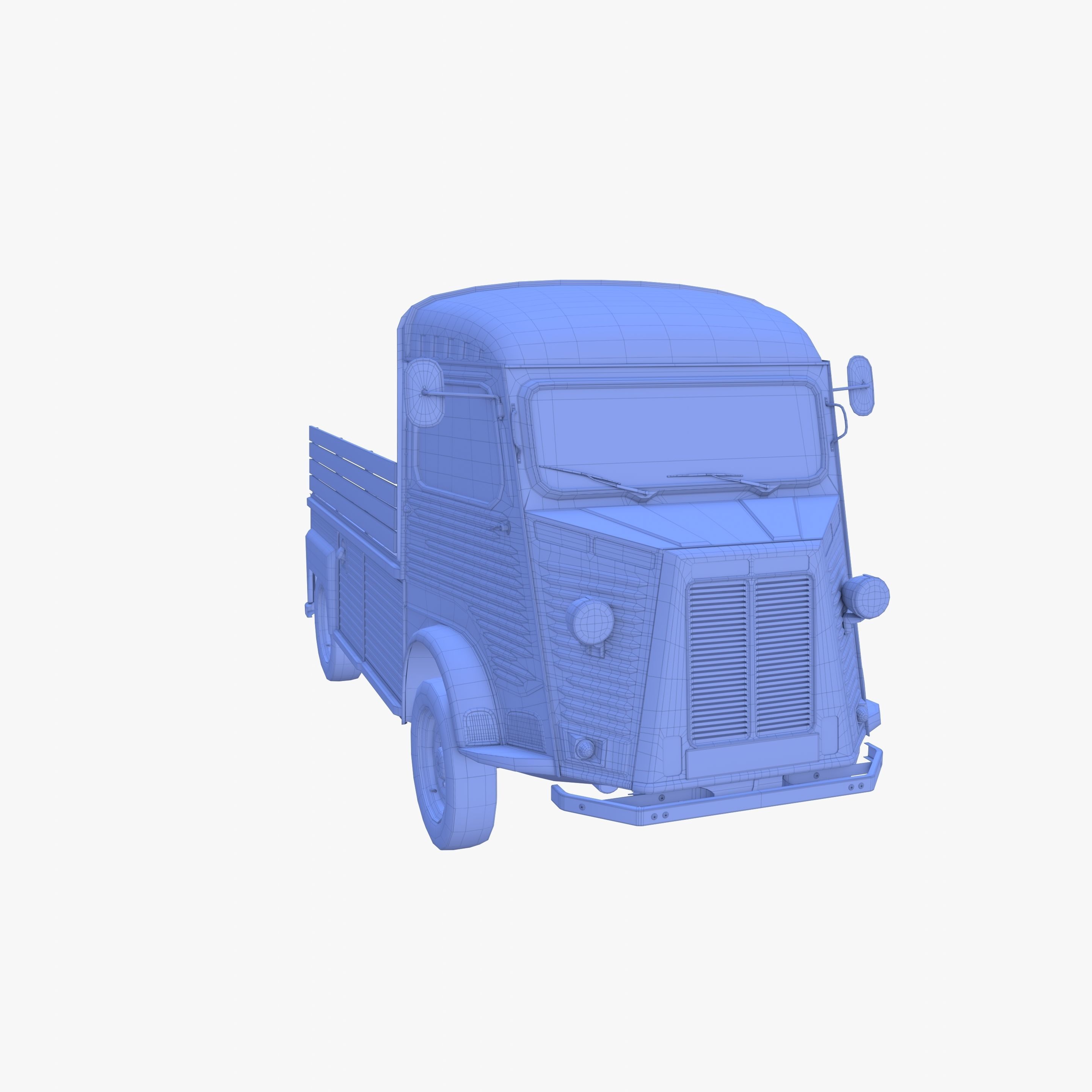 Generic 40s Van Pick Up v2 3D model_16