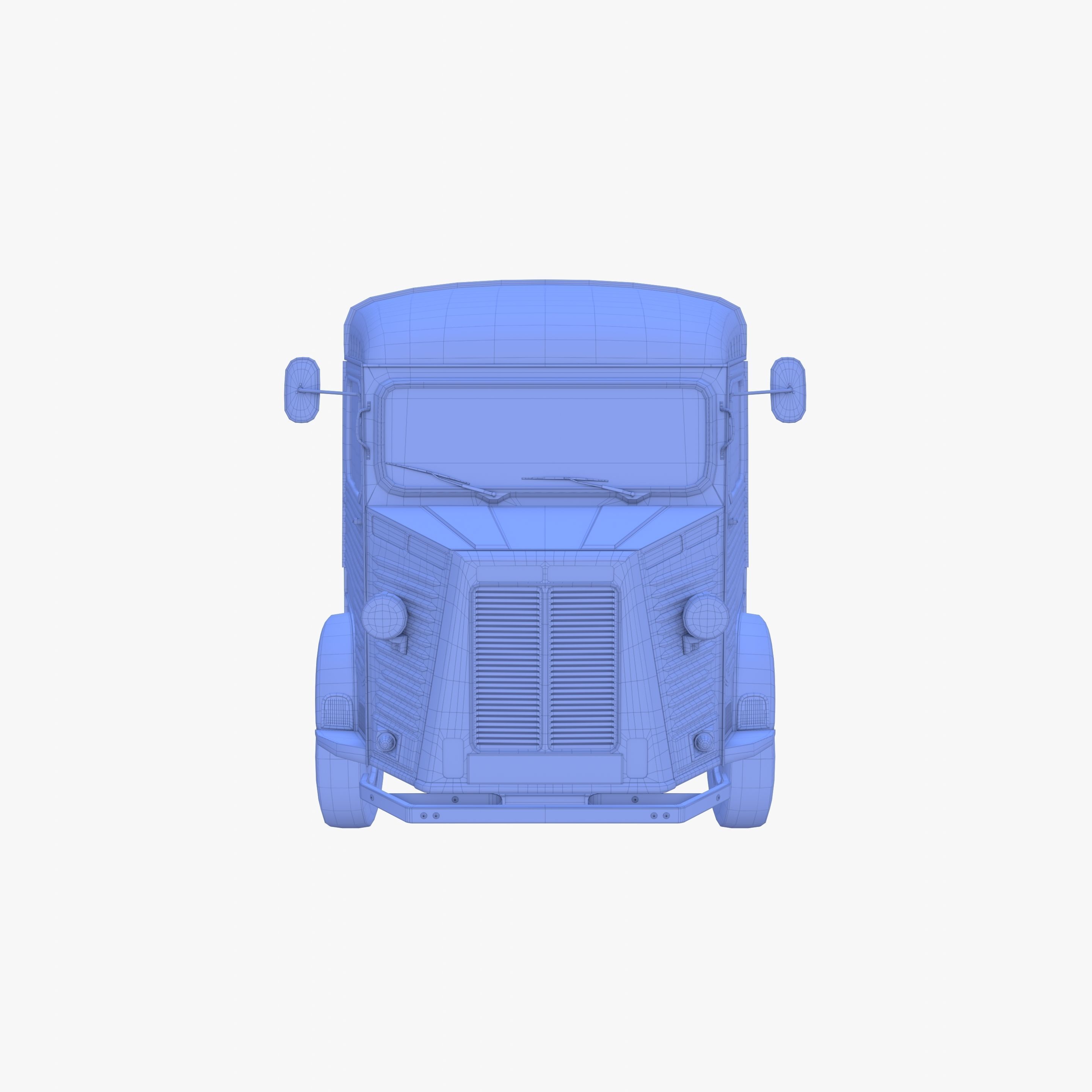 Generic 40s Van Pick Up v2 3D model_12