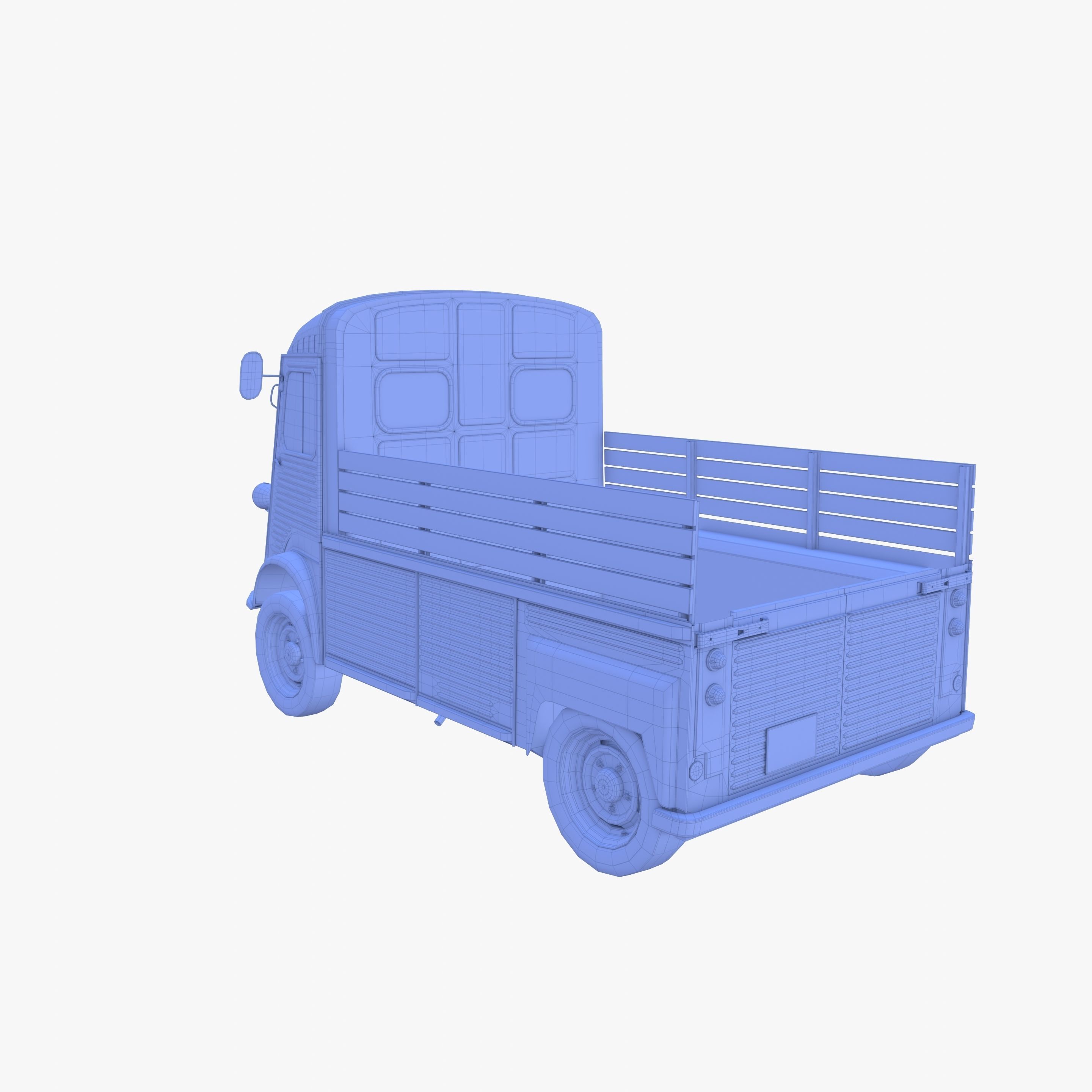 Generic 40s Van Pick Up v2 3D model_14