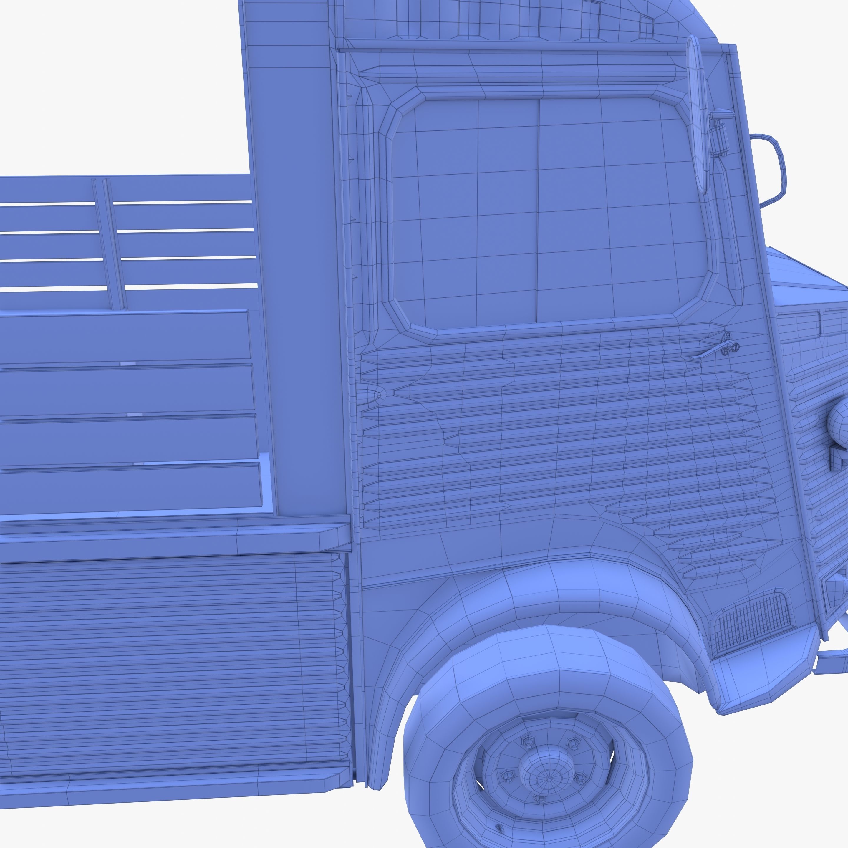 Generic 40s Van Pick Up v2 3D model_22