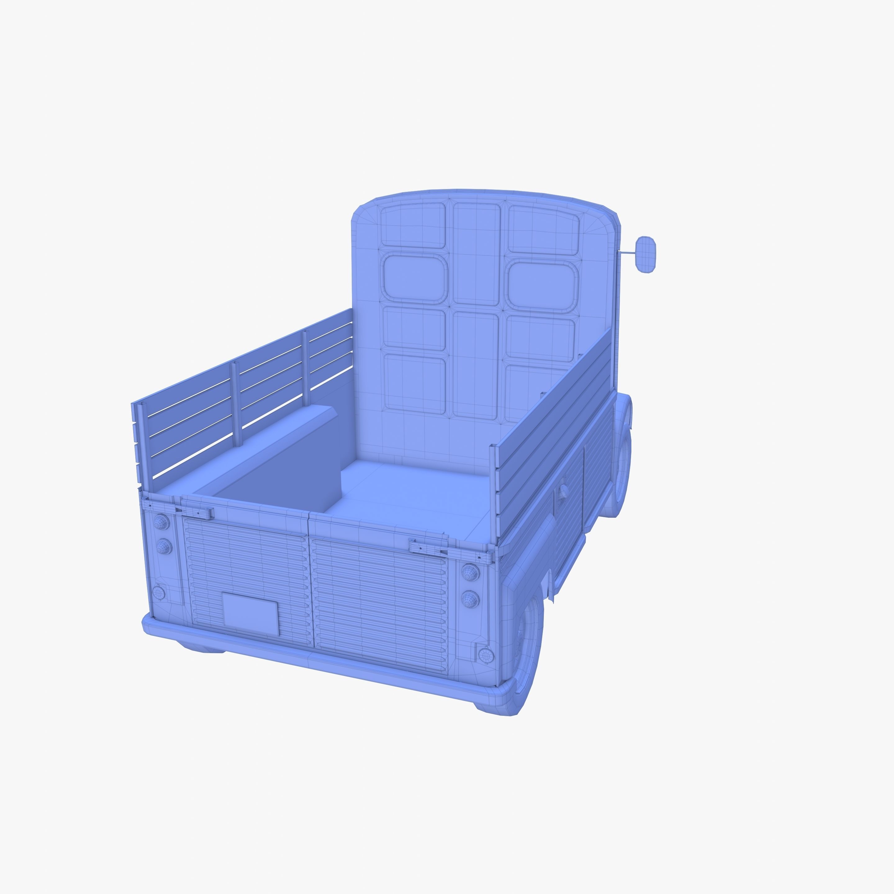 Generic 40s Van Pick Up v2 3D model_17
