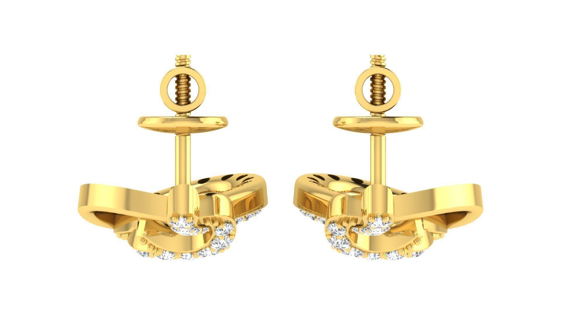 Pendants Earrings 3dm STL OBJ FBX Render Details 3D print model_9