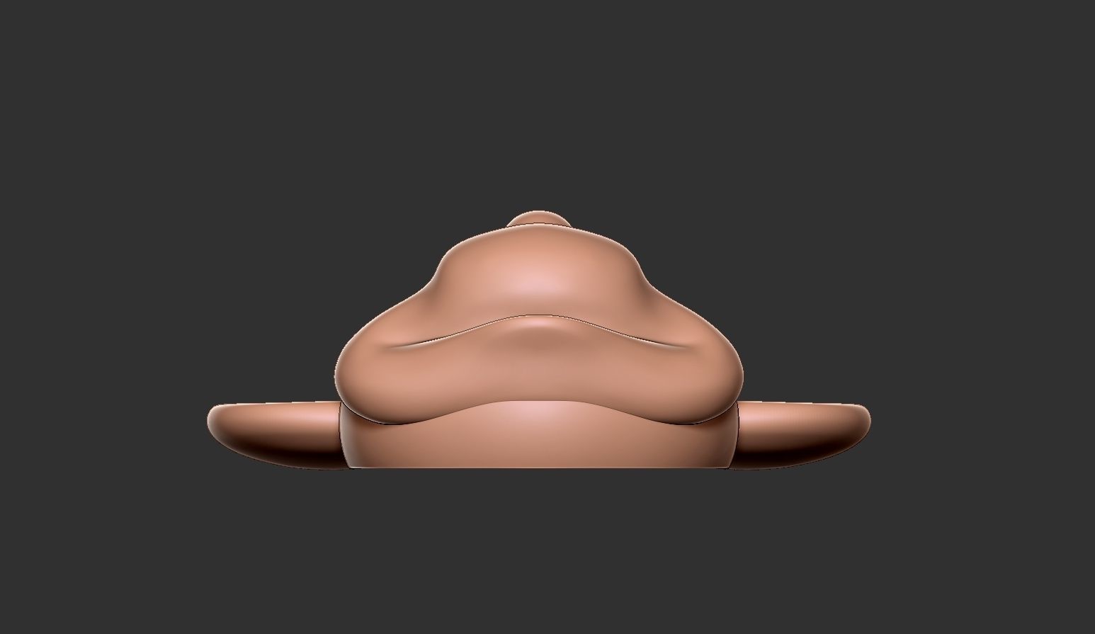 Minnie mouse pendant 3D print model_8