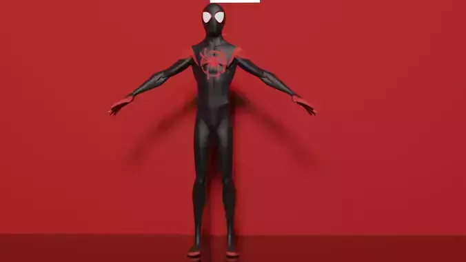 Miles Morales SPIDER-MAN 3D model