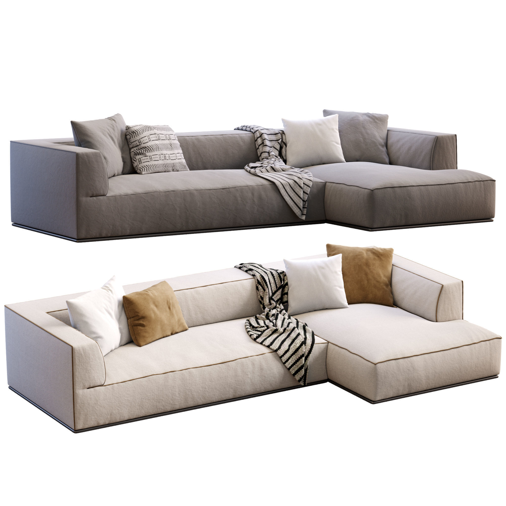 Sofa Perry By Flexform  3D model_8