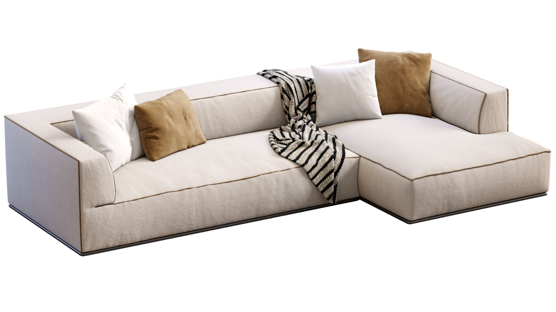 Sofa Perry By Flexform  3D model_6