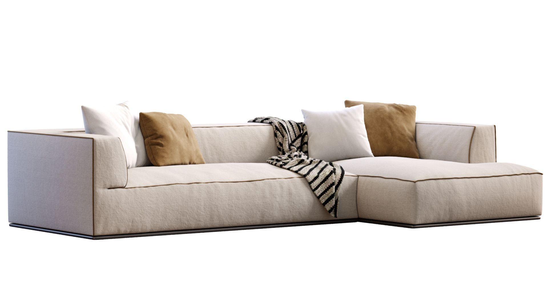 Sofa Perry By Flexform  3D model_4