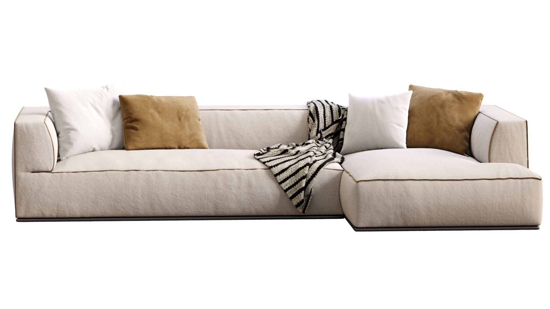 Sofa Perry By Flexform  3D model_3