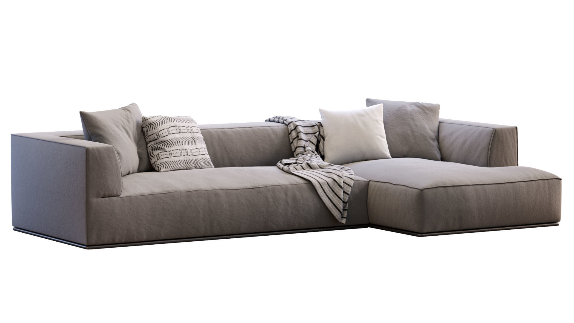 Sofa Perry By Flexform  3D model_2