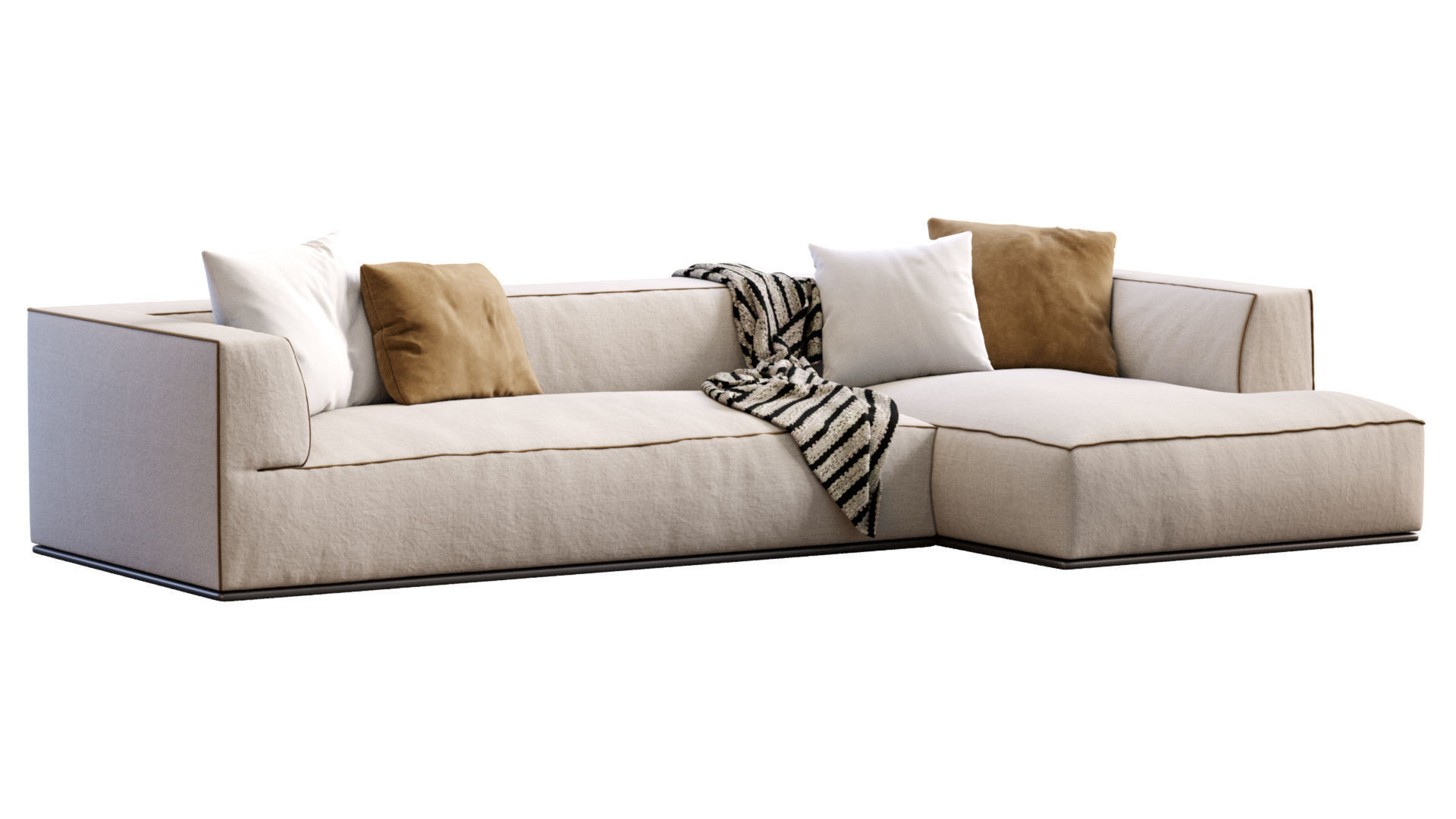 Sofa Perry By Flexform  3D model_11