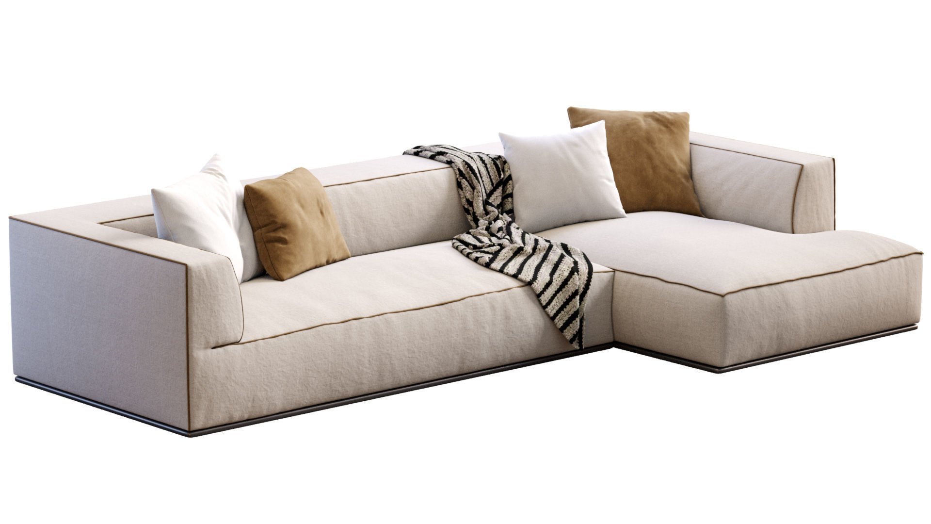 Sofa Perry By Flexform  3D model_5