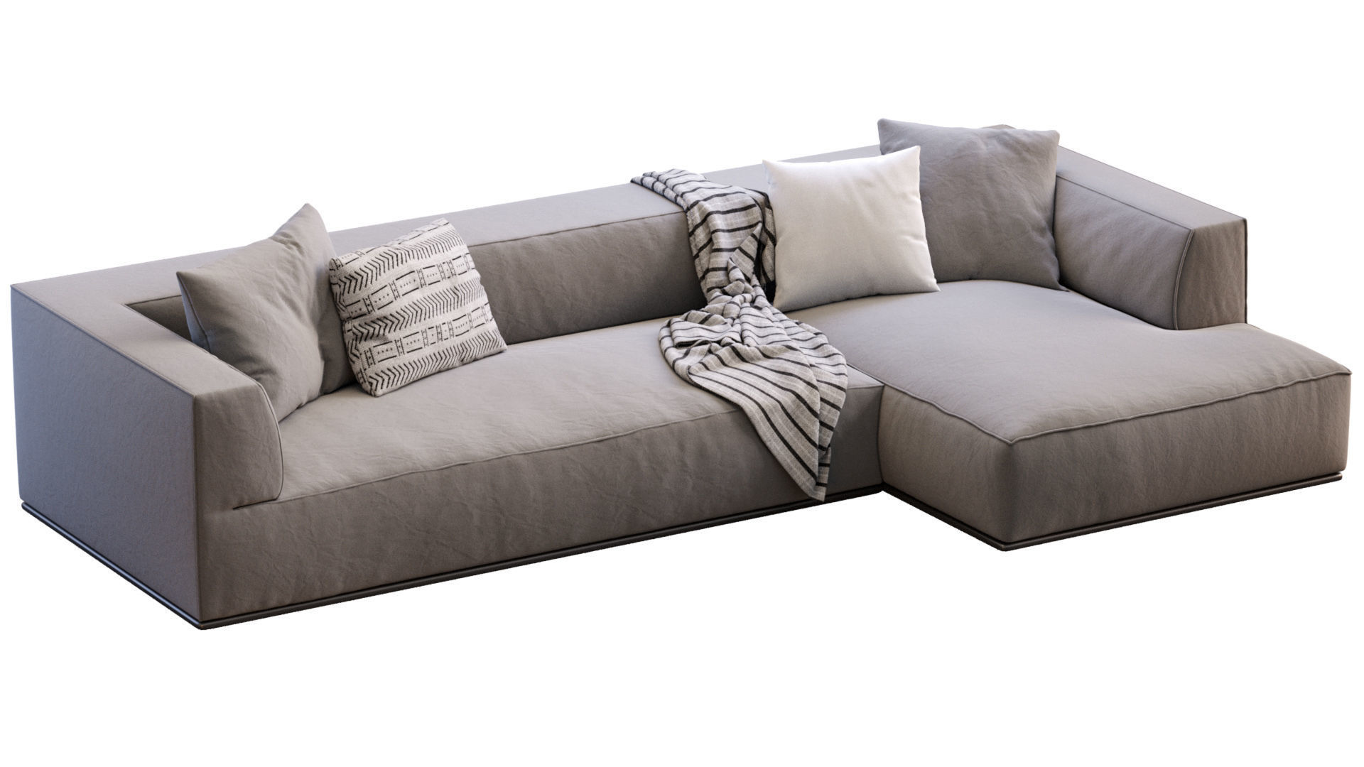 Sofa Perry By Flexform  3D model_1