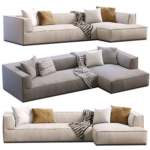 Sofa Perry By Flexform  3D model