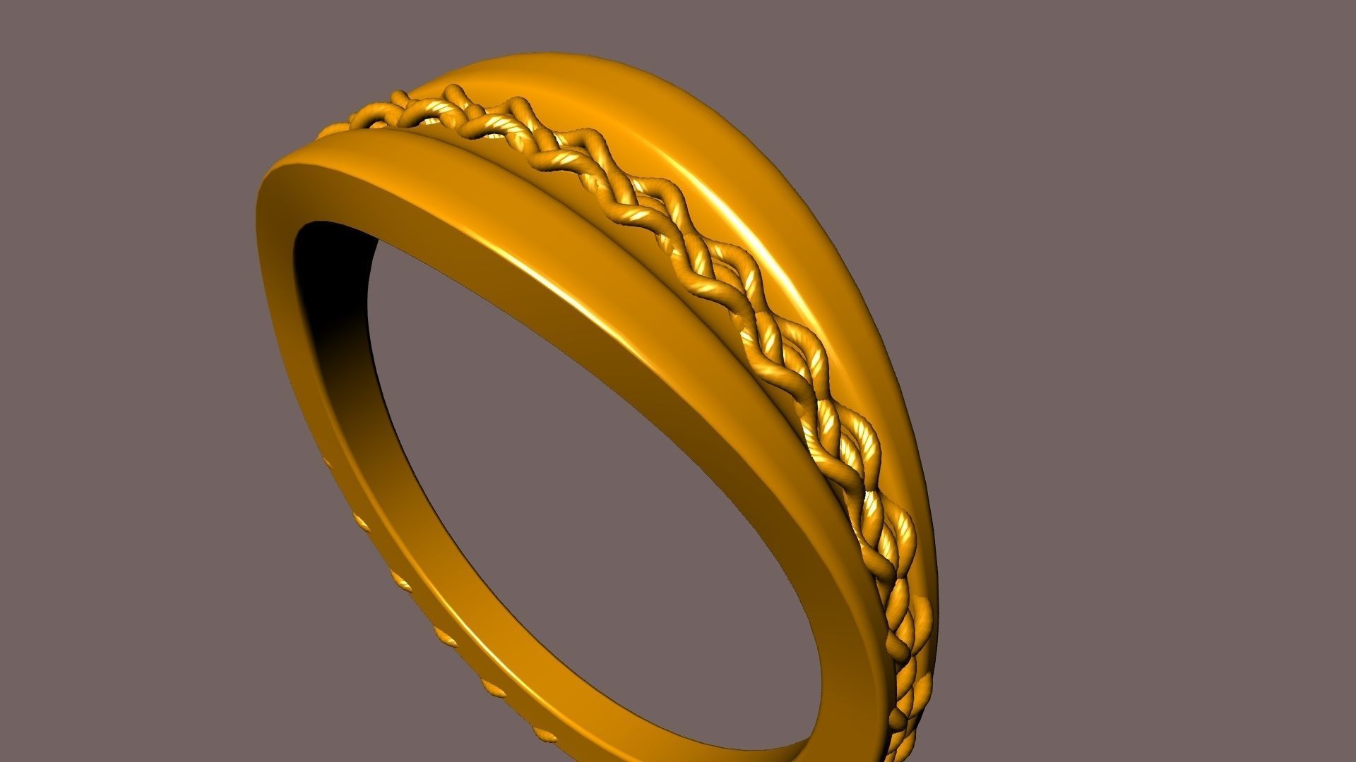 stirched ring stl verified 3D print model_14