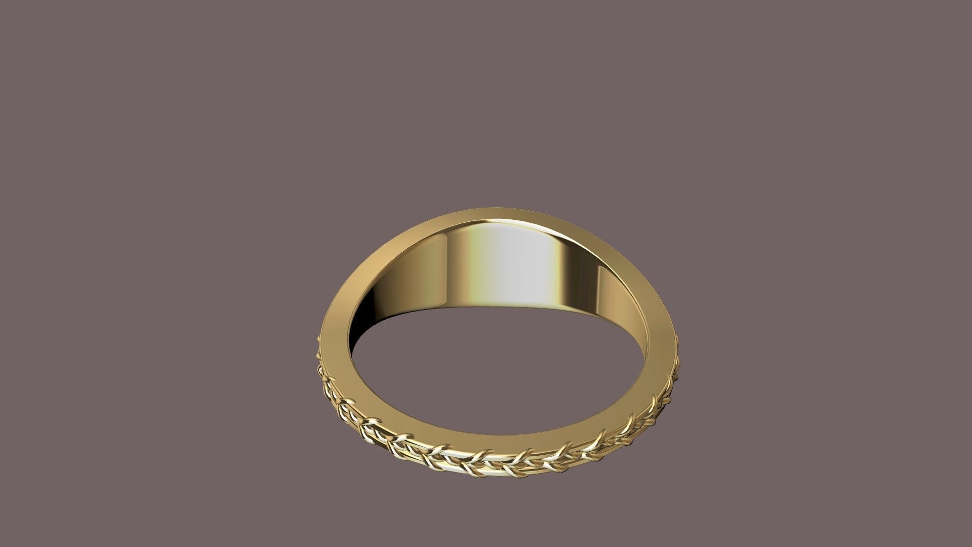 stirched ring stl verified 3D print model_5