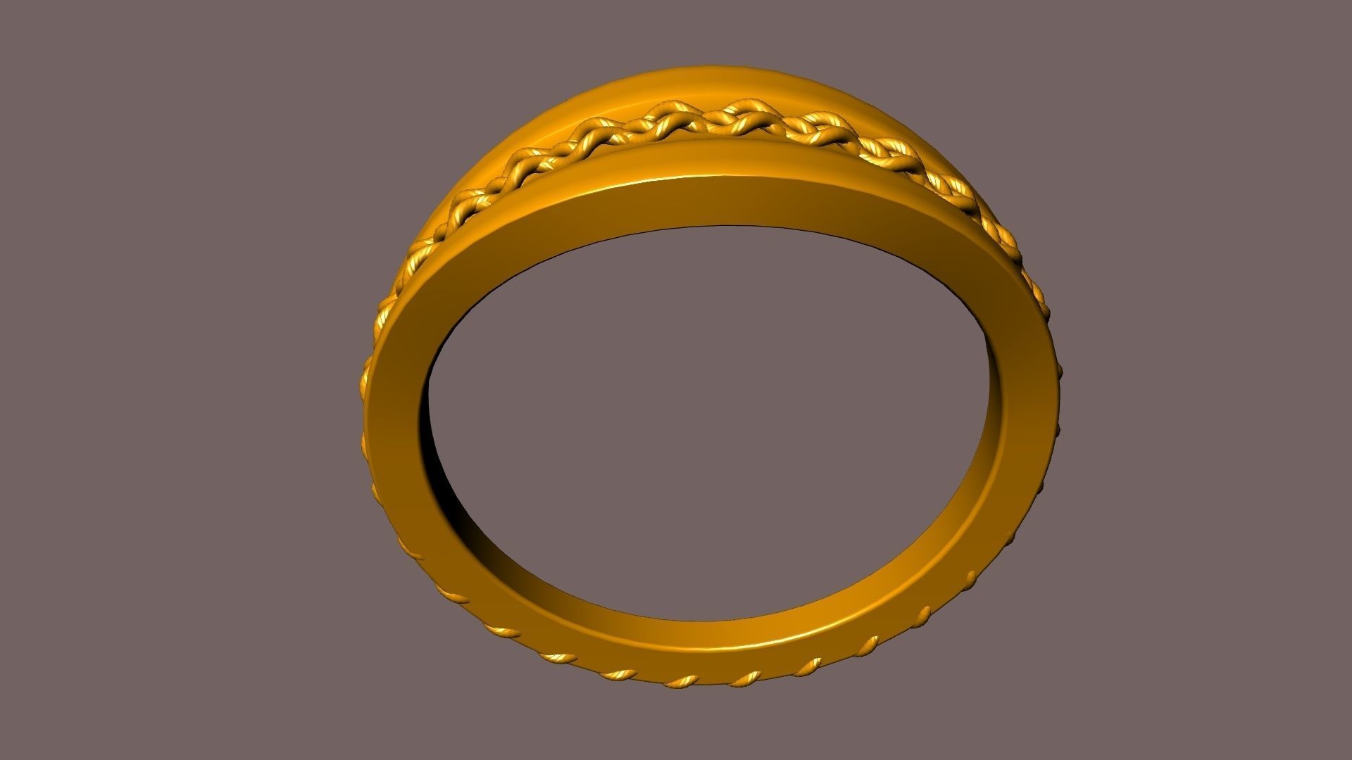 stirched ring stl verified 3D print model_10