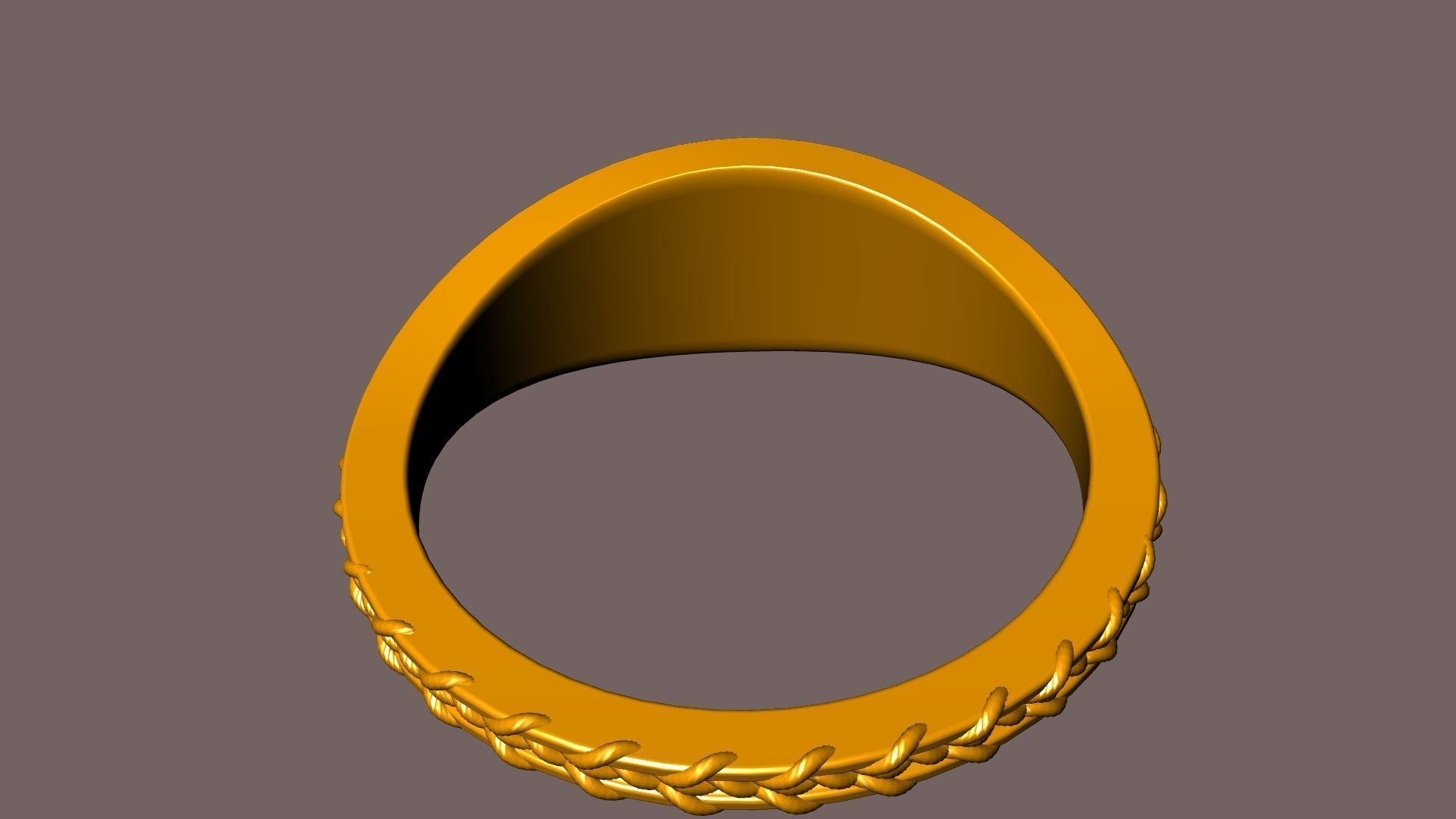 stirched ring stl verified 3D print model_12