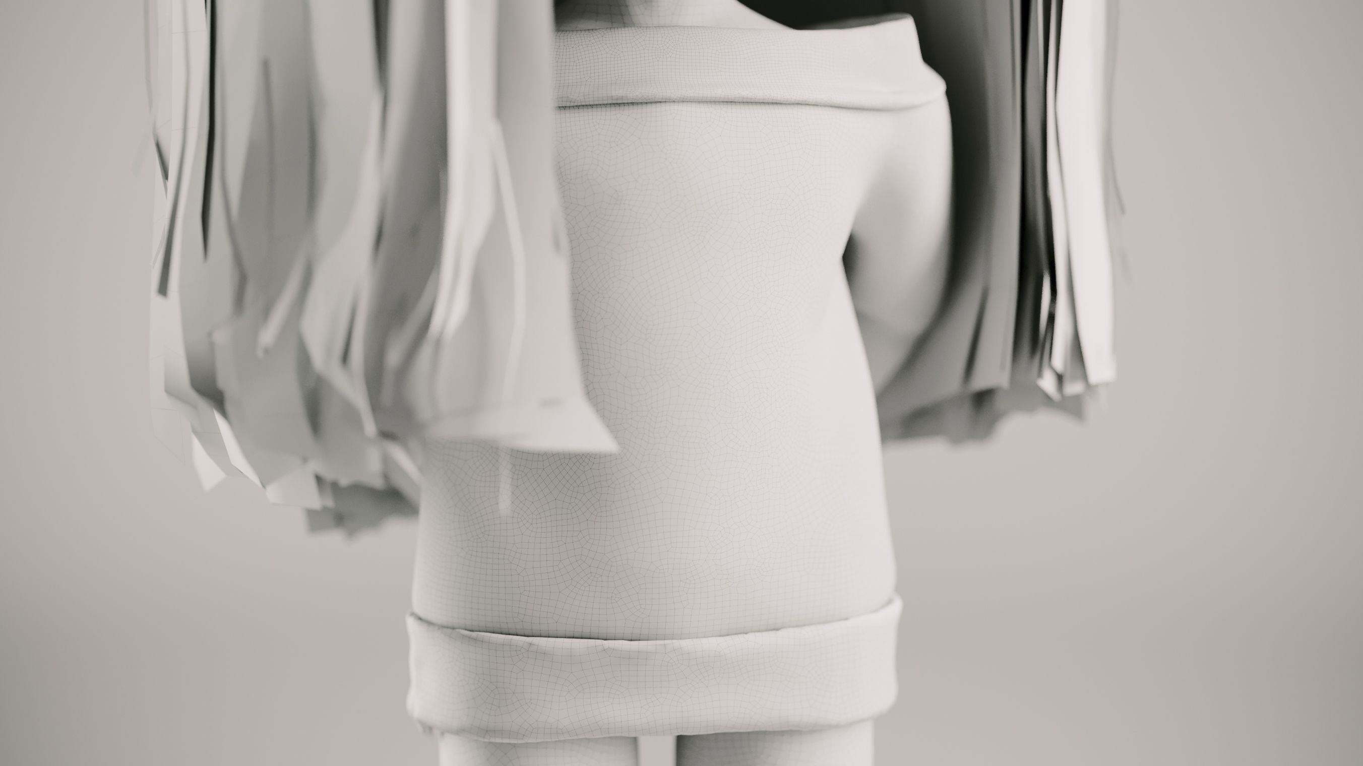 Olivia doll in Pajama Pose 02 3D model_19