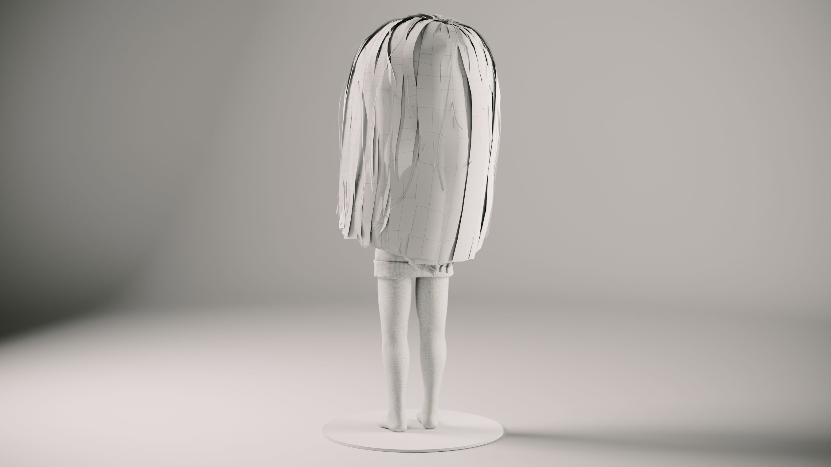 Olivia doll in Pajama Pose 02 3D model_9