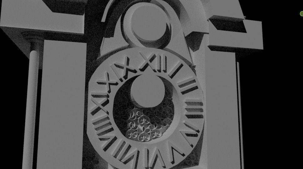 Stranger Things grandfather clock V2 3D model_3