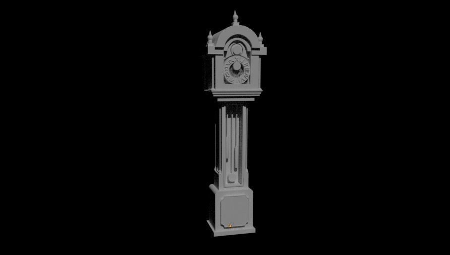 Stranger Things grandfather clock V2 3D model CGTrader