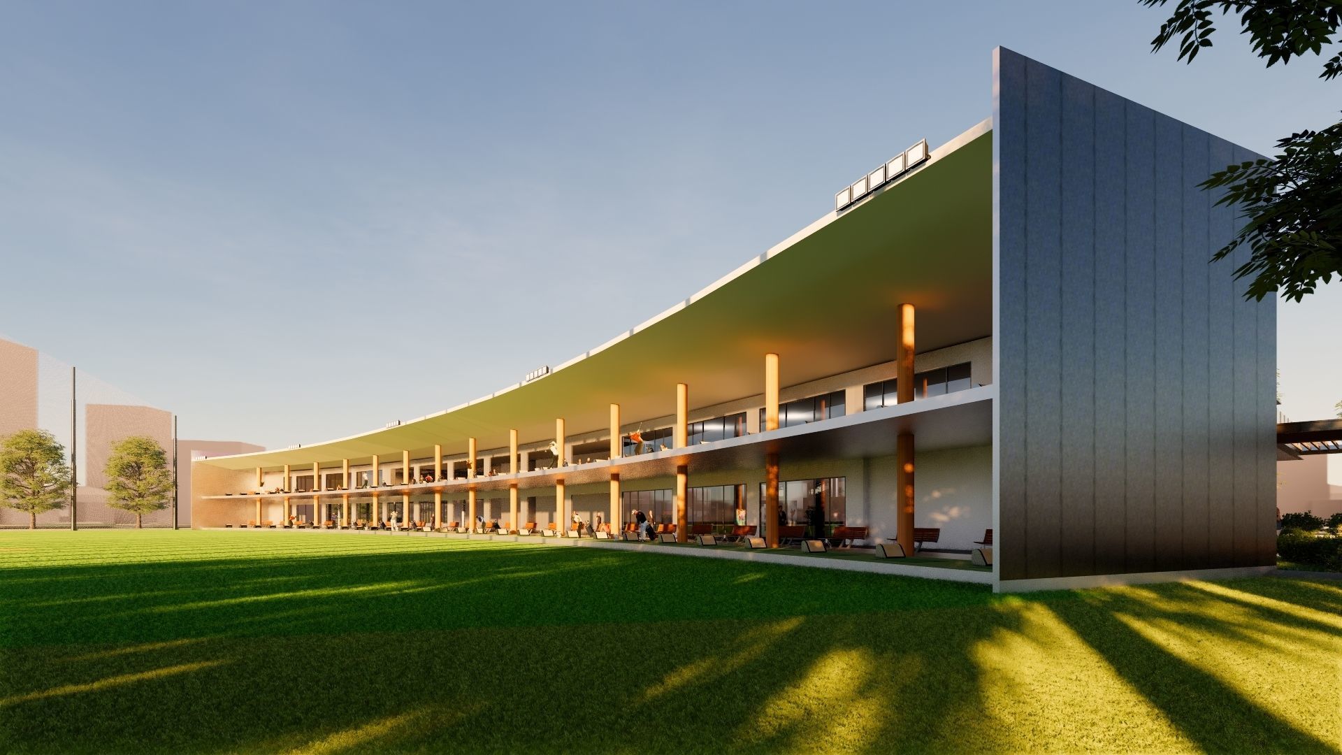 driving range golf 3D model_5