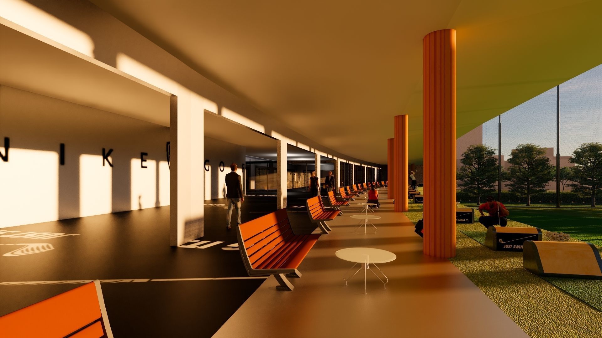 driving range golf 3D model_16