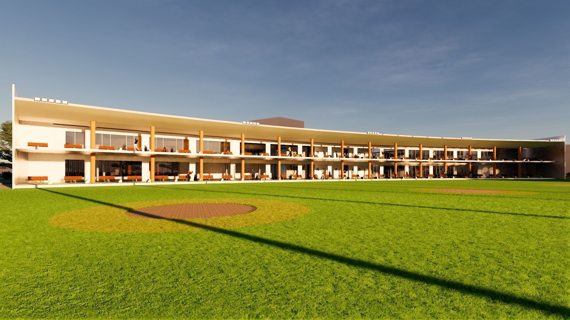 driving range golf 3D model_7