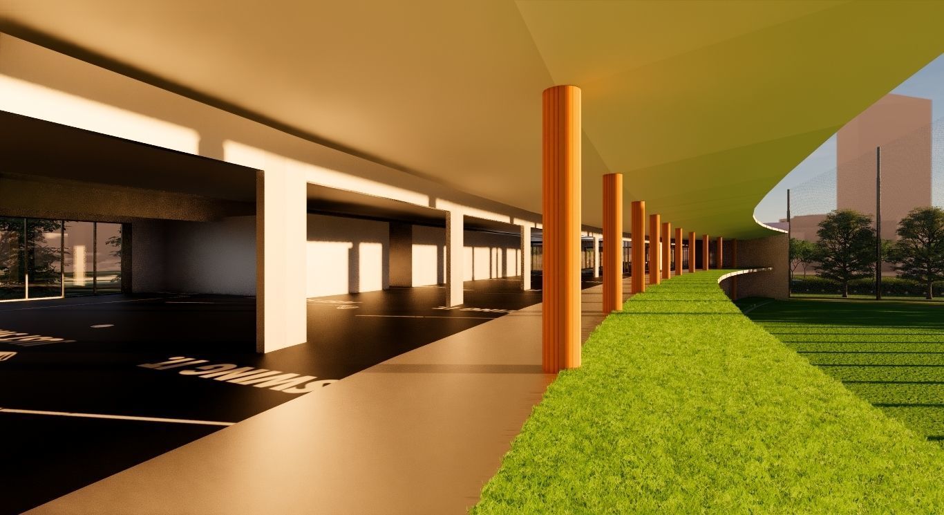 driving range golf 3D model_15