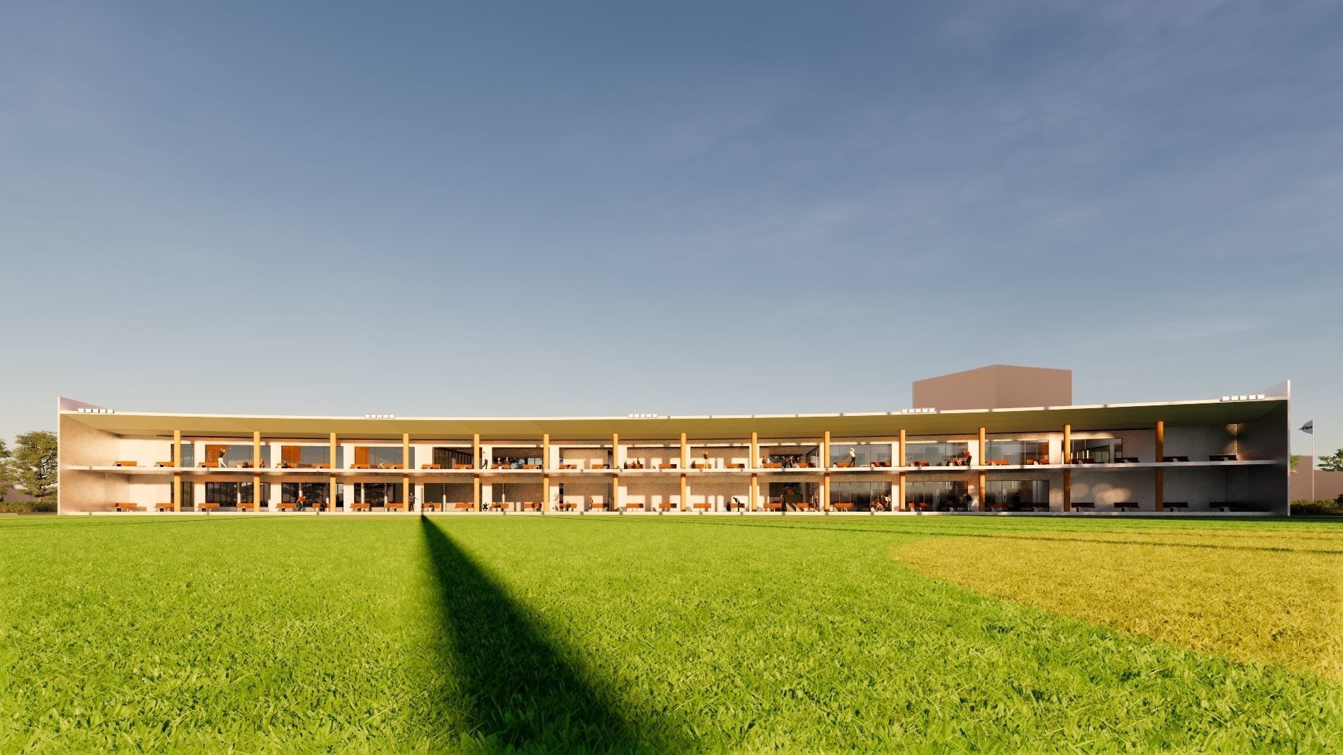 driving range golf 3D model_3