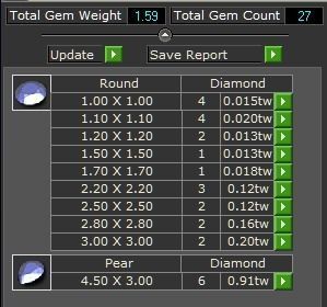 Heart Diamond Pendant 3D print model_5