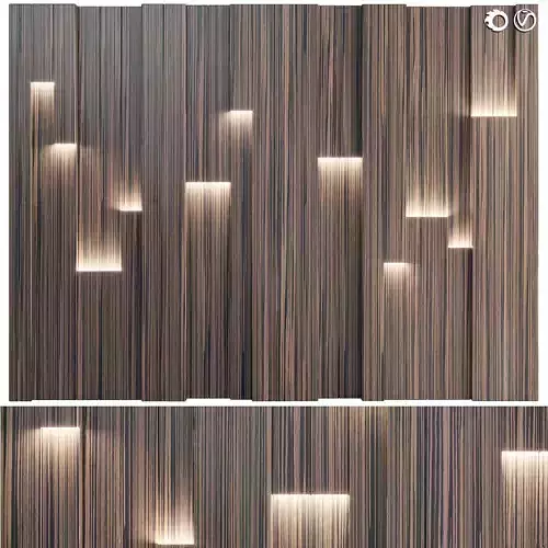 Decorative wall panel 67 3D model