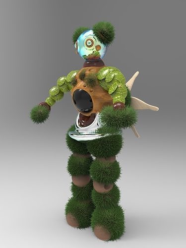 CYBORG TREE 3D MODEL 3D model