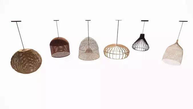 Rattan Lamp Combo