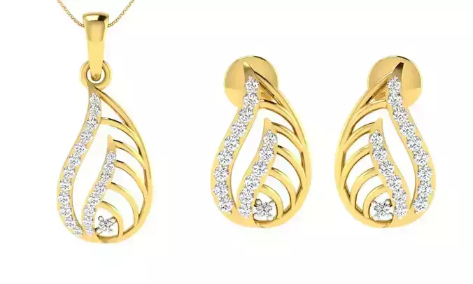 Earring Pendant Set  3D print model