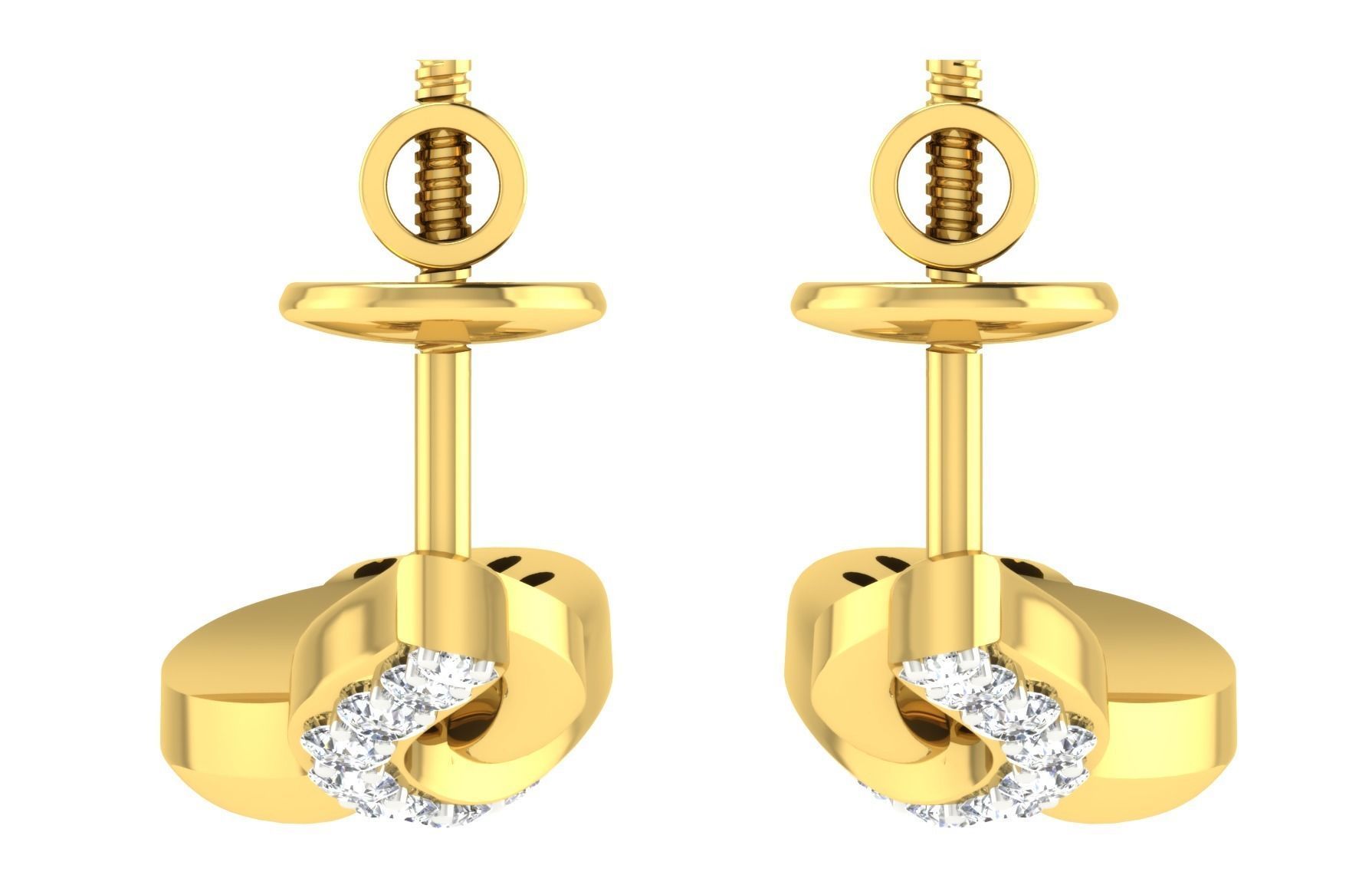 Earring Pendant Set 3dm STL OBJ FBX Render Details 3D print model_8