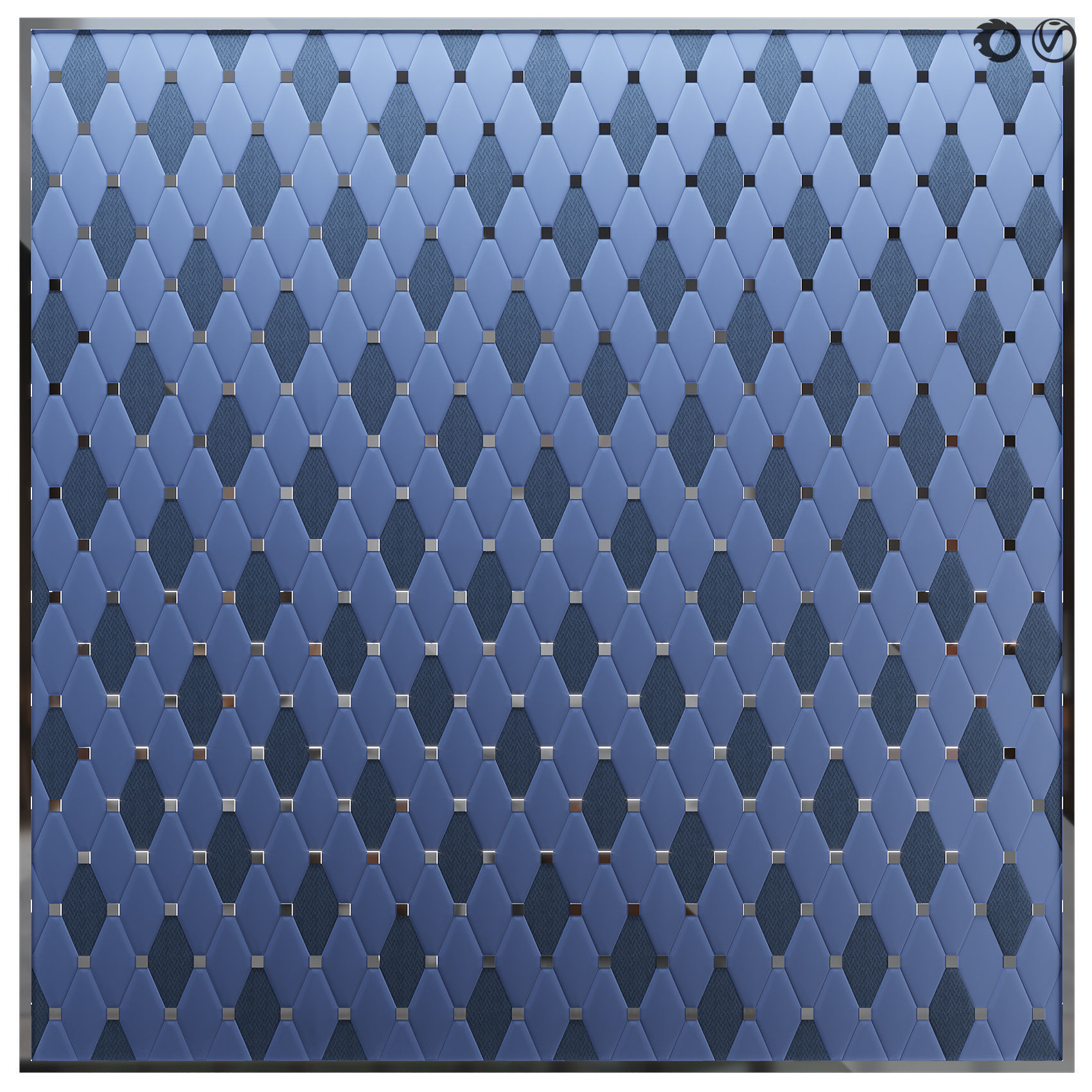 Decorative wall panel pintark-isa-battersea 70 3D model_4