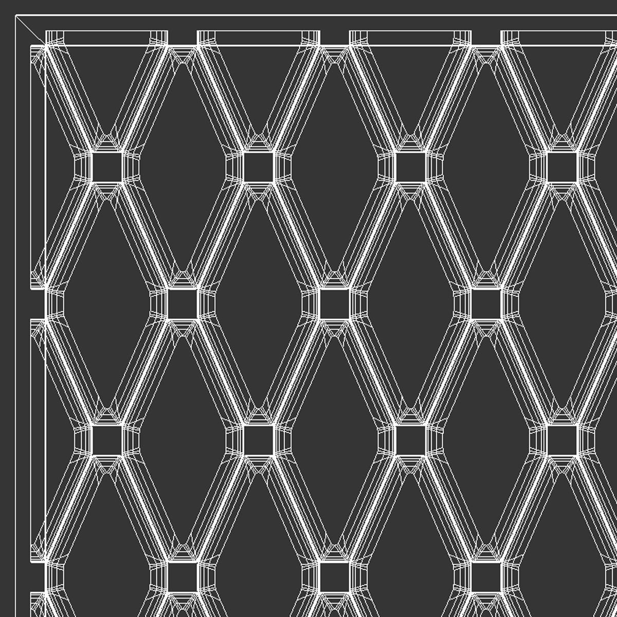 Decorative wall panel pintark-isa-battersea 70 3D model_3