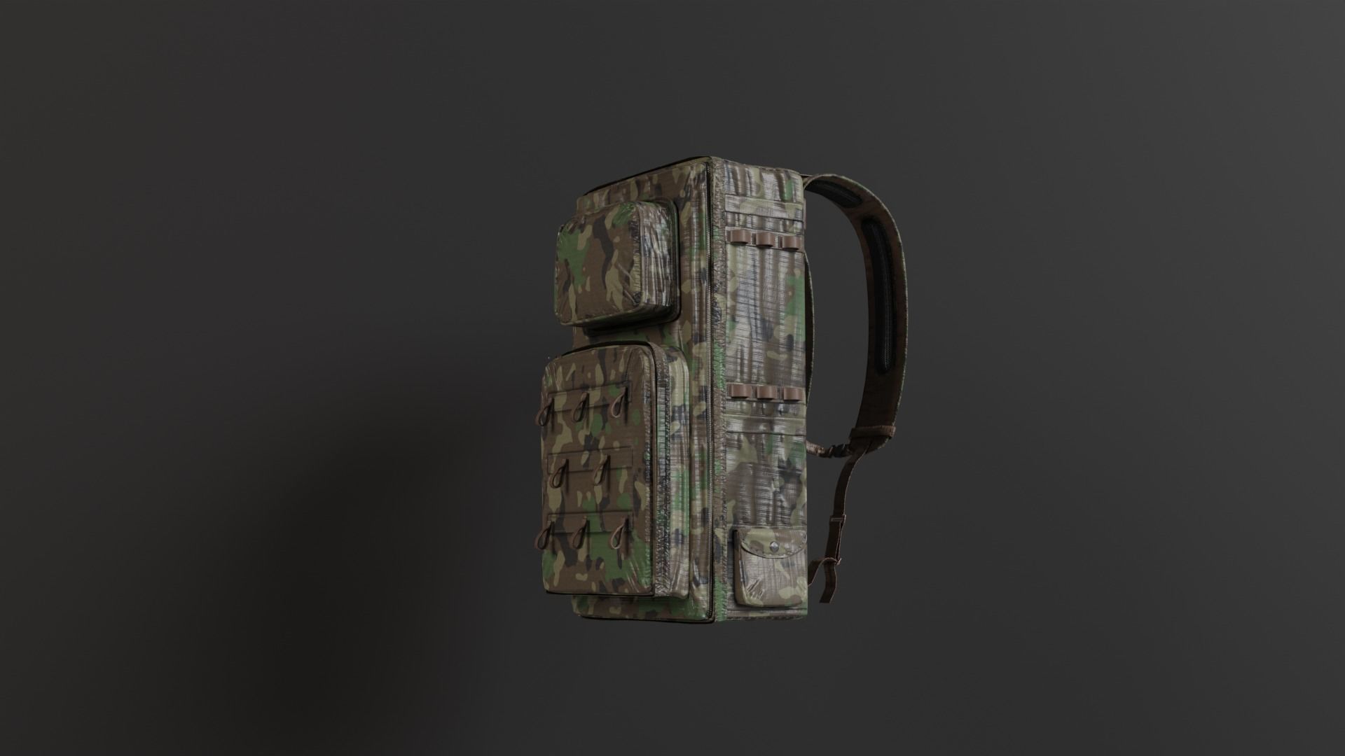 Plane crash survival - asset pack Low-poly 3D model_10