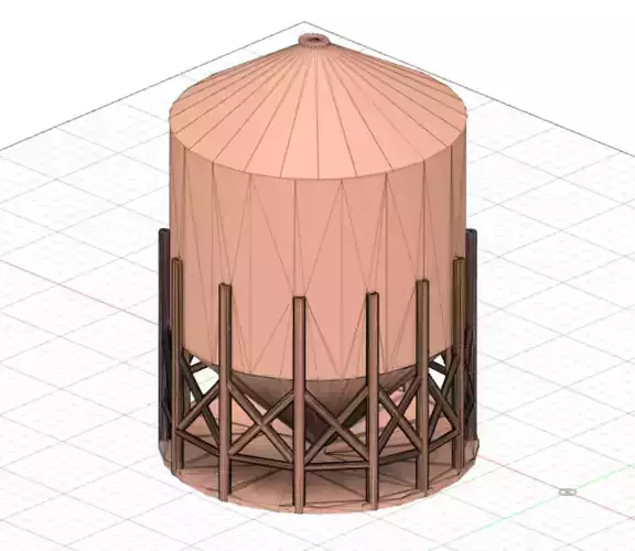 Single Silos 3D print model